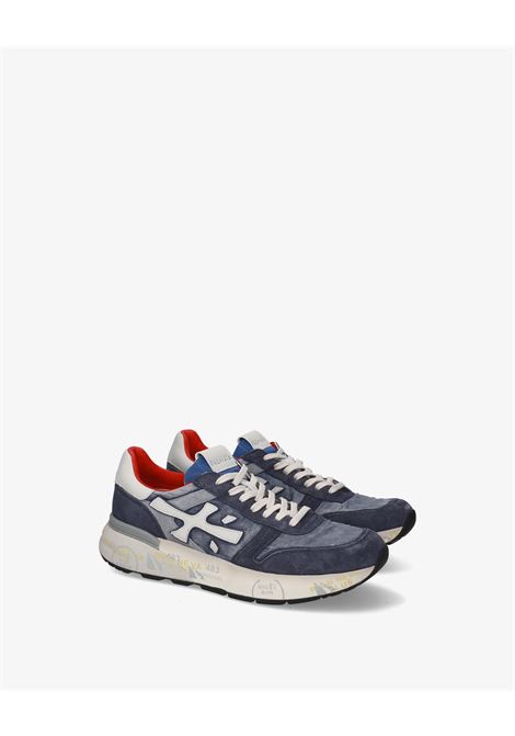 Sneakers Premiata Mick 8006 in pelle e nylon blu PREMIATA | Scarpe | MICK VAR8006